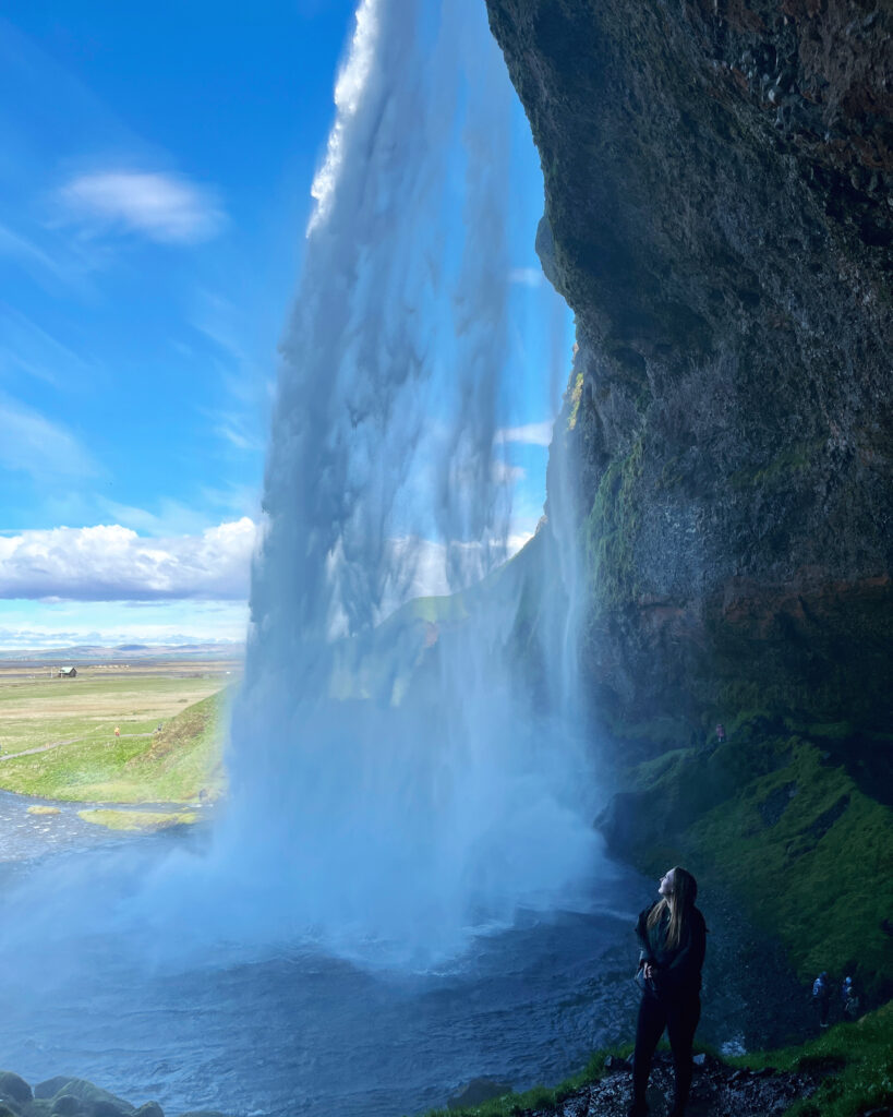 Behind Seljalandsfoss