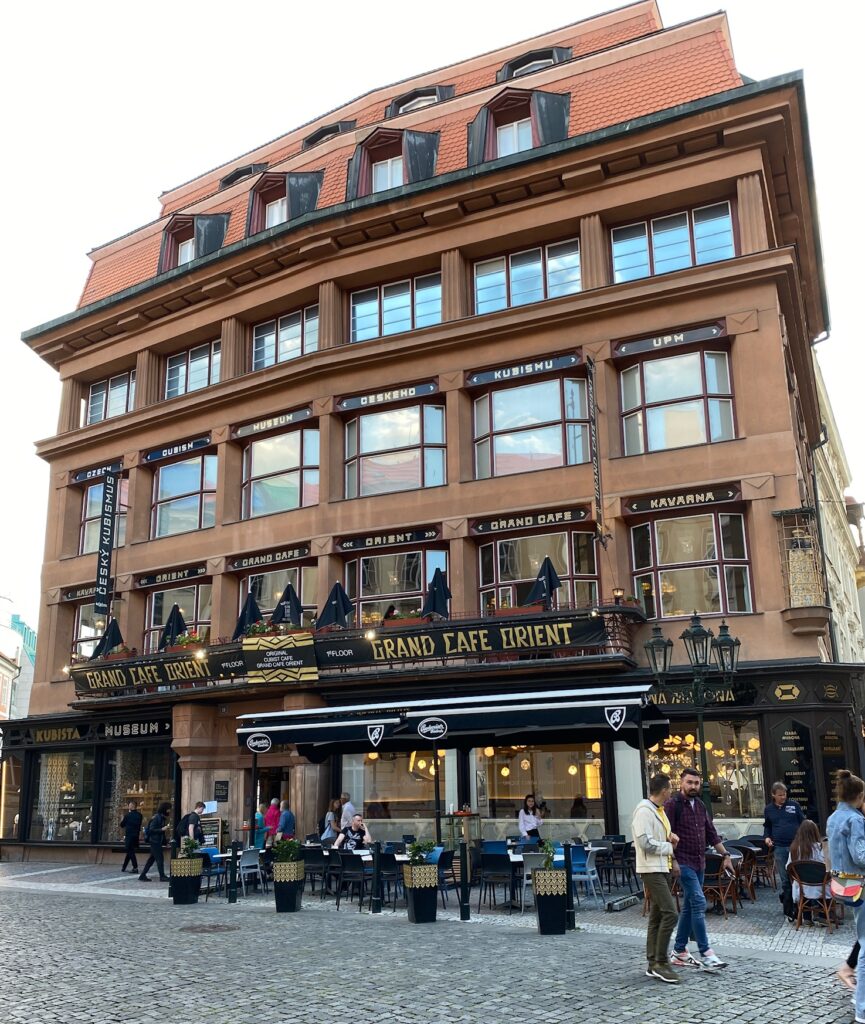 Cubist building in Prague