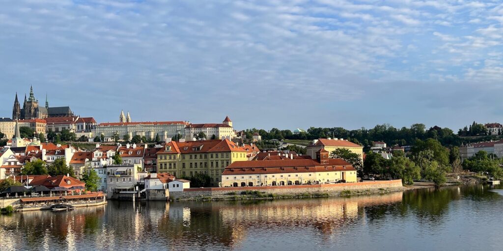 View of Prague from the Charles Bridge